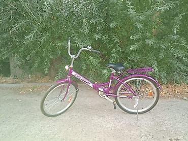 isma bikes: Şəhər tipli velosiped – ISMA, bənövşəyi rəng - Rahat gediş üçün — 3