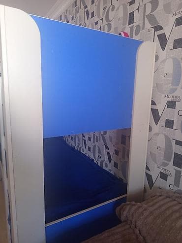 kravat 2 mertebe: Oğlan və qız üçün, Çarpayı, Matrassız, Siyirməsiz, MDF — 2