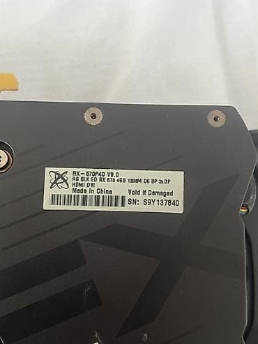 rx 6500: Videokart XFX Radeon RX 570, 4 GB, İşlənmiş — 6