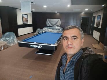 nerd taxta satisi: Bilyard bilyard stollarin temiri quraşdrilmasi .Bir yerden başqa — 2