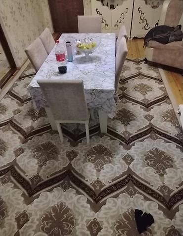 qara sam yandirmaq: Qonaq otağı üçün, Açılmayan, Dördbucaq masa, 6 stul — 1