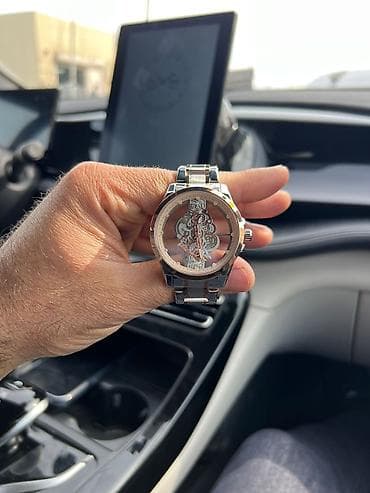 Skeleton dizaynlı mexaniki qol saatı - Şəffaf skeleton siferblat — 2