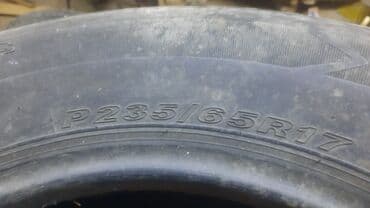 Disk təkərlər: P235/65R17 ölçüsündə iki ədəd avtomobil təkəri. Yaxşı vəziyyətdədir — 2