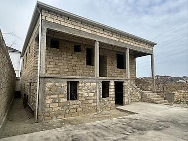 Satılır: həyət evi/proyekt - İki mərtəbəli tikili, monolit-beton