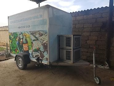 kompressor icaresi: İcarəyə verilən mobil soyuducu qoşqu Məhsul təsviri: - Tək oxlu — 1