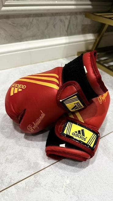 matlar: Məhsul: Boks əlcəkləri – Adidas Professional - Rəng: qırmızı, sarı — 6