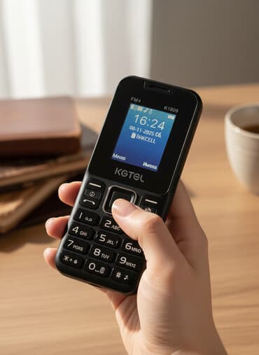 сотовый телефон fly ezzy: KGTEL K1809 düyməli mobil telefon Xüsusiyyətlər: - Kompakt korpus — 1