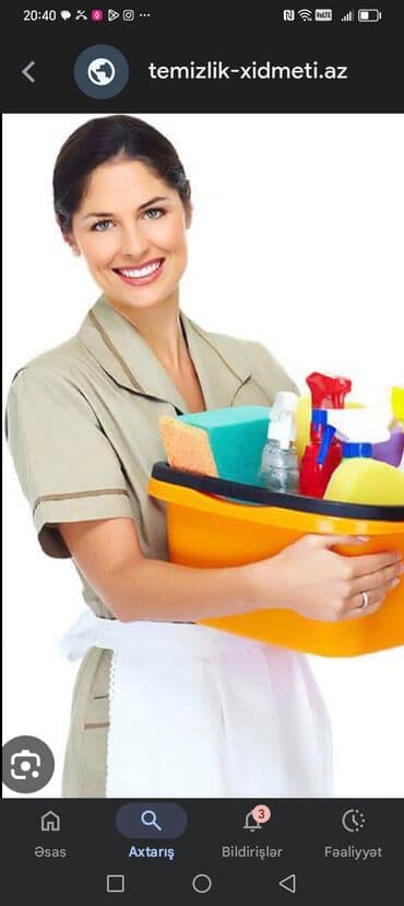 saxta baba haqqinda melumat: Təmizlik | Mənzillər | Ümumi təmizlik — 3