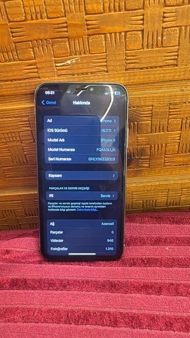 iphone x arxa şüşə qiyməti: IPhone X, Ağ, Face ID — 2