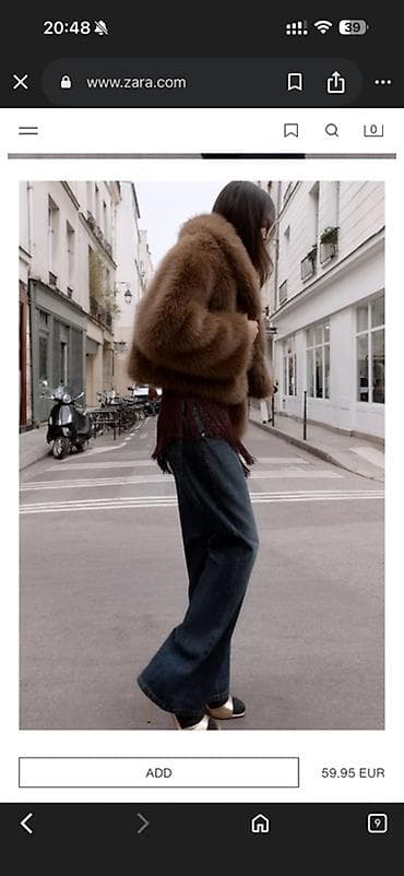 fehle geyimi: Kürk, Zara, S, M, rəng - Qəhvəyi — 7