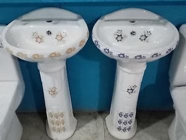 Moyka. Tulpan. Canaq. Hamam ve tualet ucun. Olcu eni 45 sm, divardan — 2