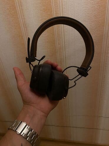 samsung a10 baku electronics: Simsiz (Bluetooth) Qulaqcıqlar, Marshall, rəng - Qara — 2