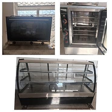 TƏCİLİ SATILIR: Şirniyyat vitrin soyuducu 700 Mayalandırma 200 Soba — 1