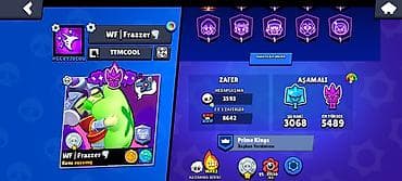 baş geyimi: Brawl Stars hesabında geniş kostyum kataloqu Tərkib: - Hiperşarj — 7