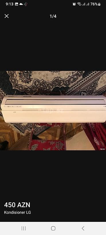 Kondisionerlər: LG split kondisioner — model: LS24QGH Texniki göstəricilər: - Tip — 1
