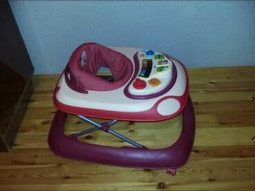 əsalar: Chicco uşaq gəzdirəni (yorğac). Rəng: bordo/qırmızı- krem. Yumşaq — 3