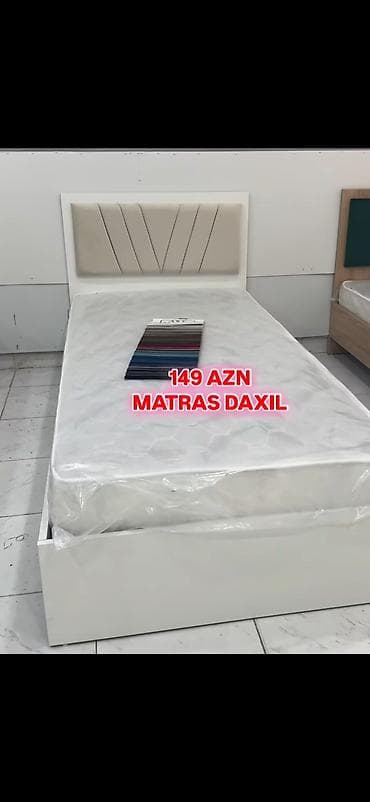 matras uşaq ucun: Tək nəfərlik çarpayı – matras daxil - Ölçü: standart tək nəfərlik - — 2