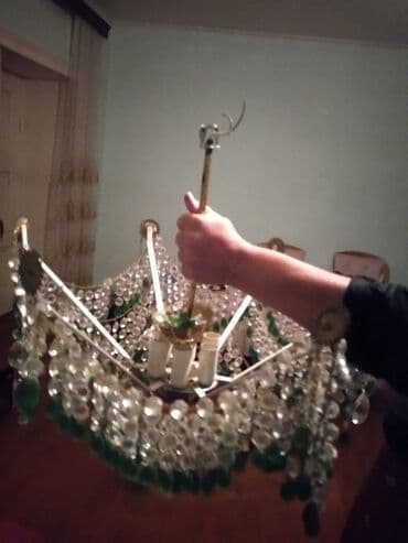 Продукты питания: Люстра, 10 и более ламп, Хрусталь — 1