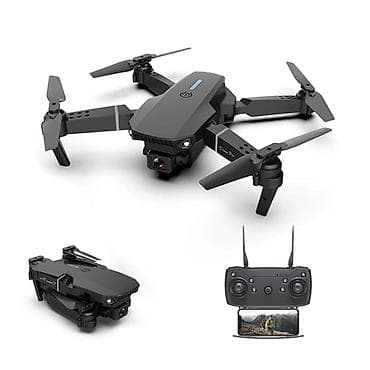 Kompakt qatlanan dron – uzaqdan idarəetmə pultu və kamera ilə