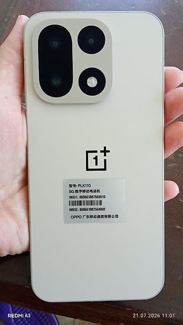 oneplus buds: OnePlus 15, 512 GB, rəng - Ağ, Face ID, Sənədlərlə, Sensor — 7