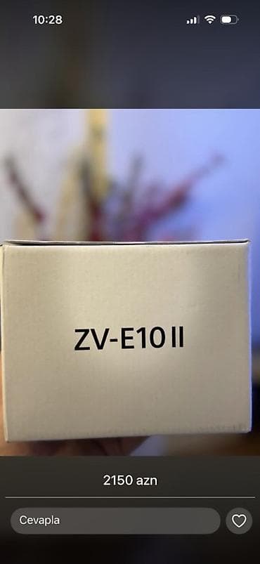 Sony ZV-E10 II – yaradıcılar və vlogçular üçün ideal hibrid kamera lalafo.az -da Sony ZV-E10 II – yaradıcılar və vlogçular üçün ideal hibrid kamera
