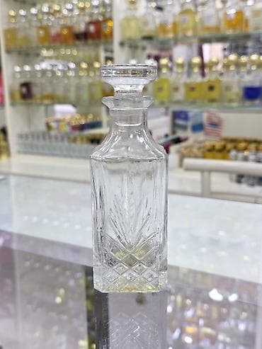 Şüşə ətir butılkaları – müxtəlif modellər - Material: qalın, şəffaf