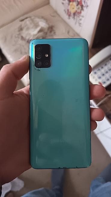 Samsung Galaxy A51, rəng - Mavi, İki sim kartlı