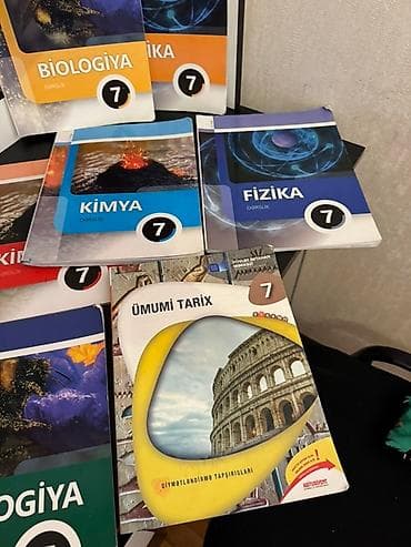 7-ci sinif dərs vəsaitləri toplusu. Biologiya, fizika, kimya, ümumi
