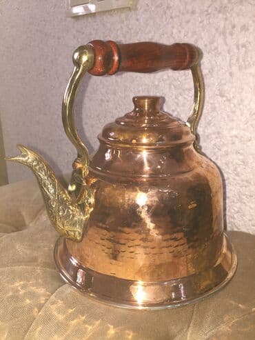 assa çay: Новый, цвет - Золотой, Чайник — 1