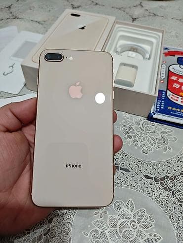 philips xenium 9@9s: IPhone 8 Plus, 64 GB, Qızılı, Barmaq izi, Simsiz şarj, Sənədlərlə — 1