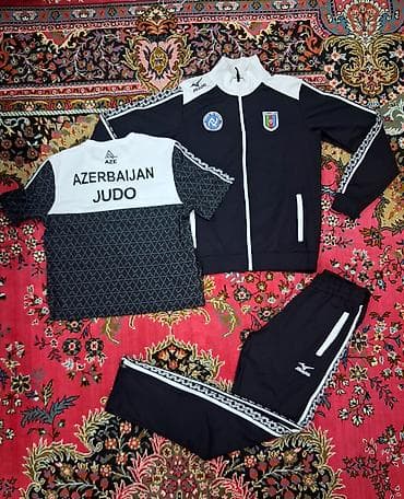 paltar geyim: İdman dəsti, Mizuno, M, rəng - Qara — 1