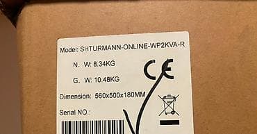 UPS 2KVA. UPS Rack mount online 2000 VA without batteries Shturmann lalafo.az -da UPS 2KVA. UPS Rack mount online 2000 VA without batteries Shturmann