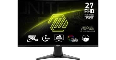 Model: MAG 27C6X Resolution: FHD (1920 x 1080) Display: VA, 250Hz, 1ms