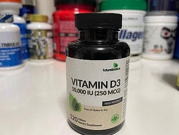 Maskalar, eynəklər: Vitamin D3 10000 İU dozada.Amerika istehsalidir — 1