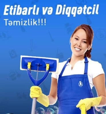 Salam.Ev,ofis, obyekt təmizlik işine gedirem qiymet razılaşma yolu ilə