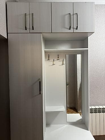 4 qapılı, Güzgülü, Boz, Açılan, Düz dolab — 2
