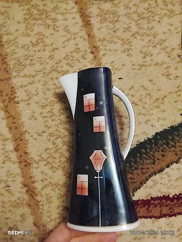 dekor divar: Məhsul: Dekorativ boşqablar və külqabı dəsti Təsvir: - Porcelan — 7