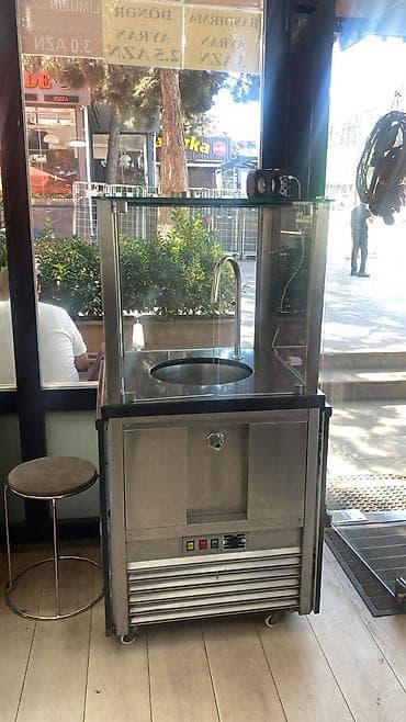 Popkorn aparatı – 280 AZN - Paslanmayan poladdan korpus, şüşə