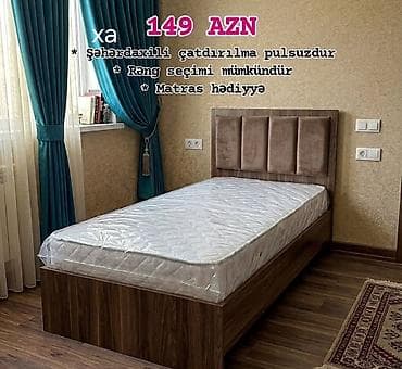 ruminya mebeli: Tək nəfərlik çarpayı dəsti - Qiymət: 149 AZN - Şəhərdaxili çatdırılma — 5