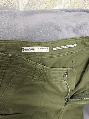 stringer alt geyimi: Şalvar, Bershka, S, rəng - Yaşıl — 2