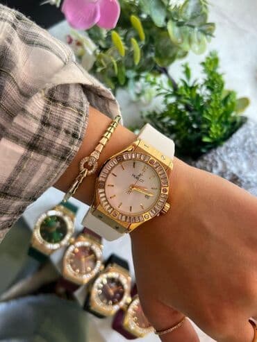 richard mille saat qiymeti: Qol saatı, Hublot, rəng - Qızılı — 2