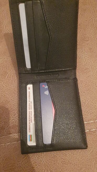 çanta kisi: Pulqabı, Təbii dəri, İşlənmiş — 2