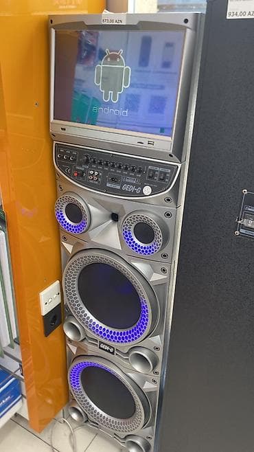 flying decibels the road на телефон: GEDI-G çoxfunksiyalı karaoke akustik sistemi – Android ekranlı — 3