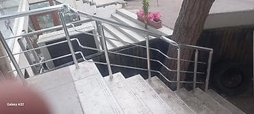 Paslanmayan poladdan (nerj) pilləkən məhəccəri - Material: yüksək