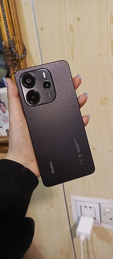 iphone 11 platası: Redmi Note 14, 128 GB, rəng - Qara, Barmaq izi — 1