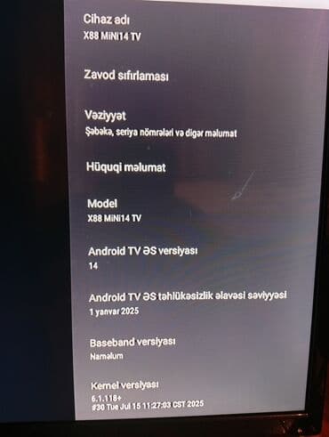 su qizdirici ariston: Yeni Smart TV boks 2 GB / 16 GB, Android, Ünvandan götürmə — 6
