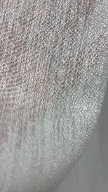 metbex tulleri: Ağ rəngdə, zolaqlı dizaynı olan tül pərdə. Yüngül və şəffaf materialı — 17