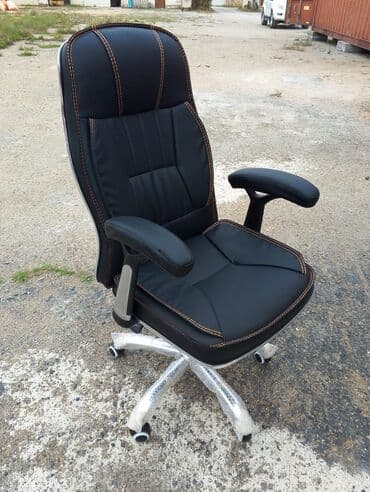 детский компьютерный стул, кресло: Новый, С колесиками, Рукояти не регулируются, Кожзаменитель — 3