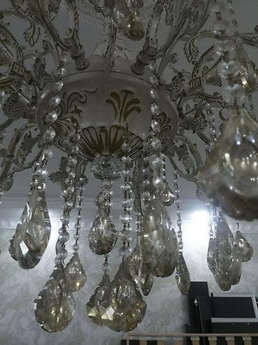 Çılçıraq, 10 və daha çox lampa, Metal