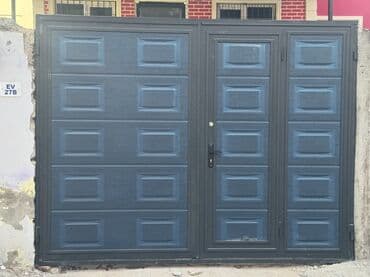 Yeni Metal Həyət darvazası, Yana açılan, Pulsuz quraşdırma, Pulsuz çatdırılma, Rayonlara çatdırılma